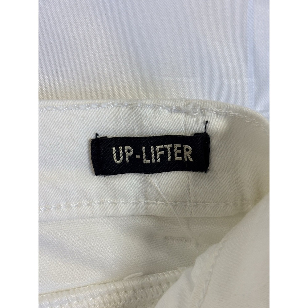DG2 Diane Gilman Women's 22WP White Uplifter Skinny‎ Jeans Comfort Minimalist - Picture 6 of 9